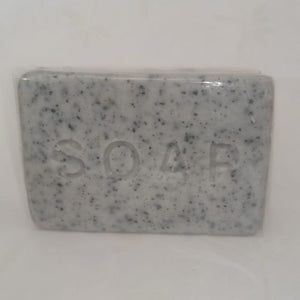 Soap  -  Handmade Cold Process Charcoal Lavender Vetiver 158 gms