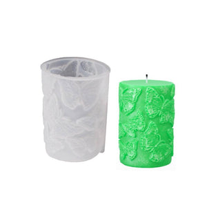 SH Silicone Candle Mold - Butterfly Pillar 05