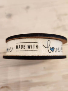 RIBBONS - MADE WITH LOVE 1 mtr