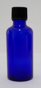Glass Dropper Bottle Blue 50 mls