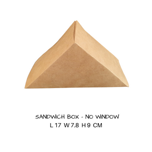 Box - Sandwich Box 17 x 7.8 x 9cm (OUT THE BOX) LOCAL