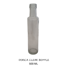 Glass Dorica Bottle Clear 500 mls
