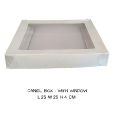 Box- Daniel box 25cm x 25 cm x 4cm (Out The Box) LOCAL