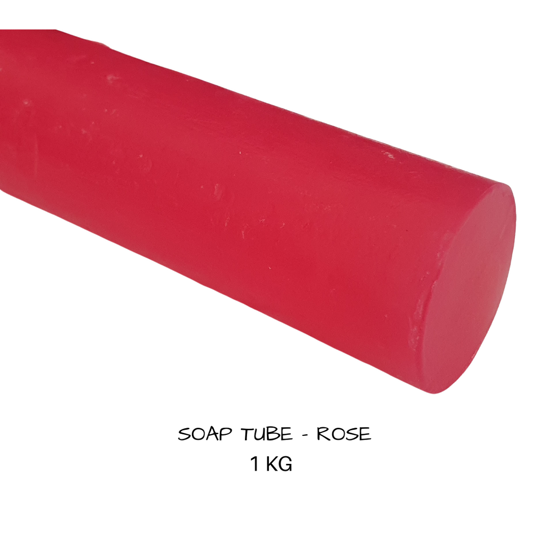 Glycerine Soap Base - Rose  1 kg Tubes