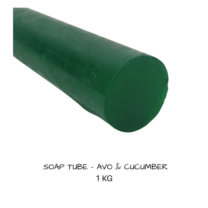 Glycerine Soap Base - Avo and Cucumber  1 kg Tubes