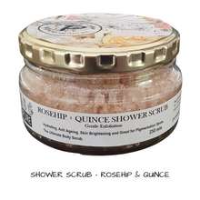 Herbal Rosehip Quince Shower Scrub 250 mls