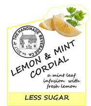 Cordials - Lemon and Mint 500 mls