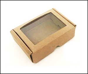 Box - X-small shipper box with window
